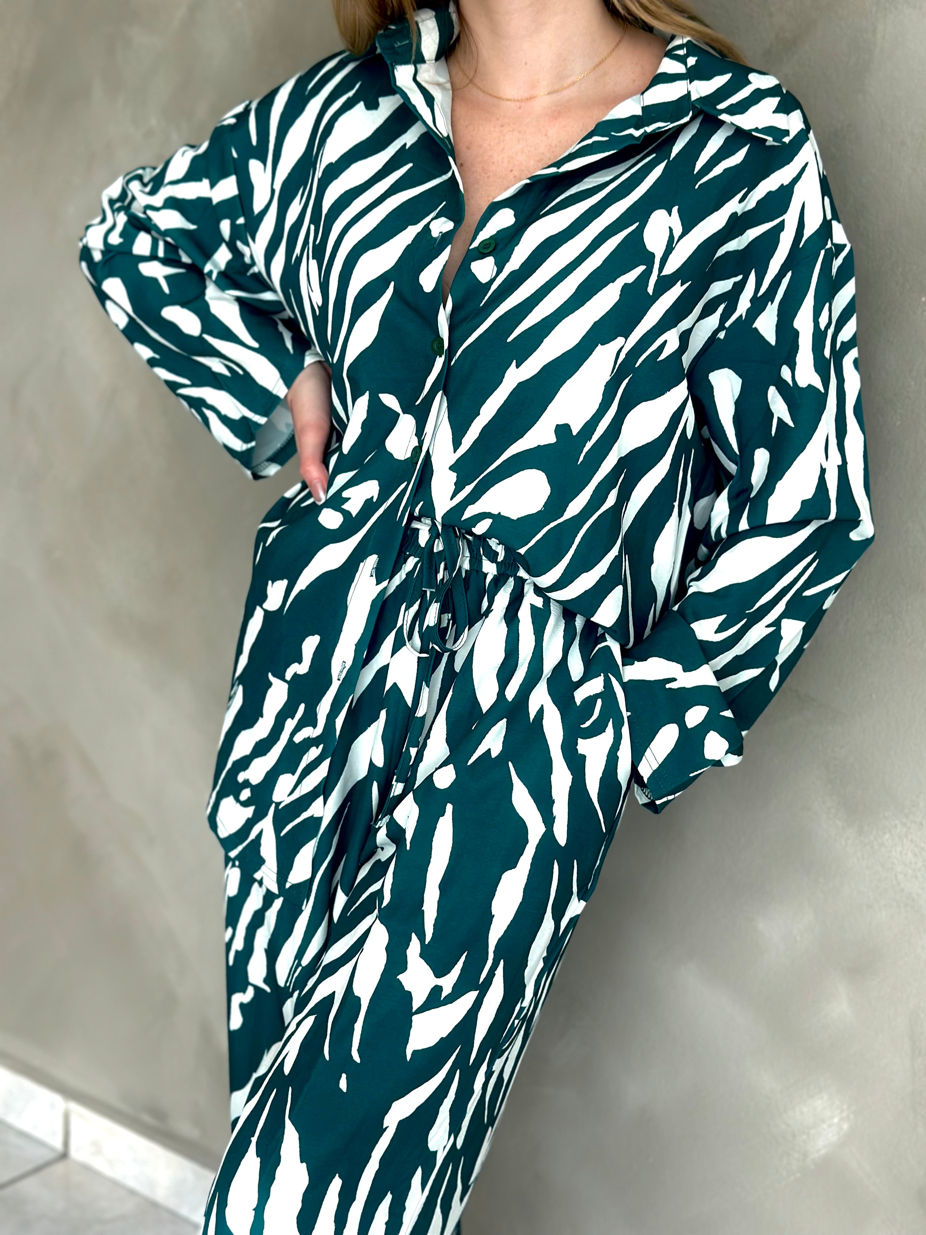 Green Pant Set